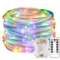 ZZOOI Street Garland Battery-operated Led Rope Lights Outdoor Waterproof IP65 8 Mode Christmas Lights String For Garden Decoration