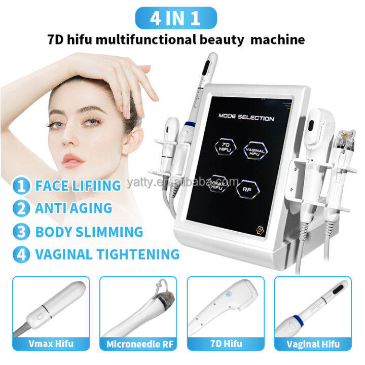 Custom 4 in 1 vmax hifu +microneedling+ hifu body slimming 7d high ...