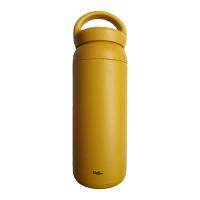 ว๊าว? กระบอกน้ำสเตนเลส DEIM 500 มล. สีเหลือง ภาชนะใส่น้ำและน้ำแข็ง STAINLESS STEEL VACUUM FLASK DEIM 500ML YELLOW