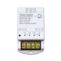 Tuya Wifi 30A Relay Module 85-250V Smart Switch DIY 433MHZ RF Controller SmartLife APP Voice Relay Timer Remote Control