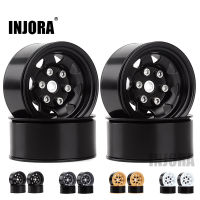 INJORA 1.55" Metal Wheel Rim 1.55 Beadlock Wheel Hub for 110 RC Crawler D90 TF2 Tamiya CC01 LC70 MST JIMNY Axial AX90069