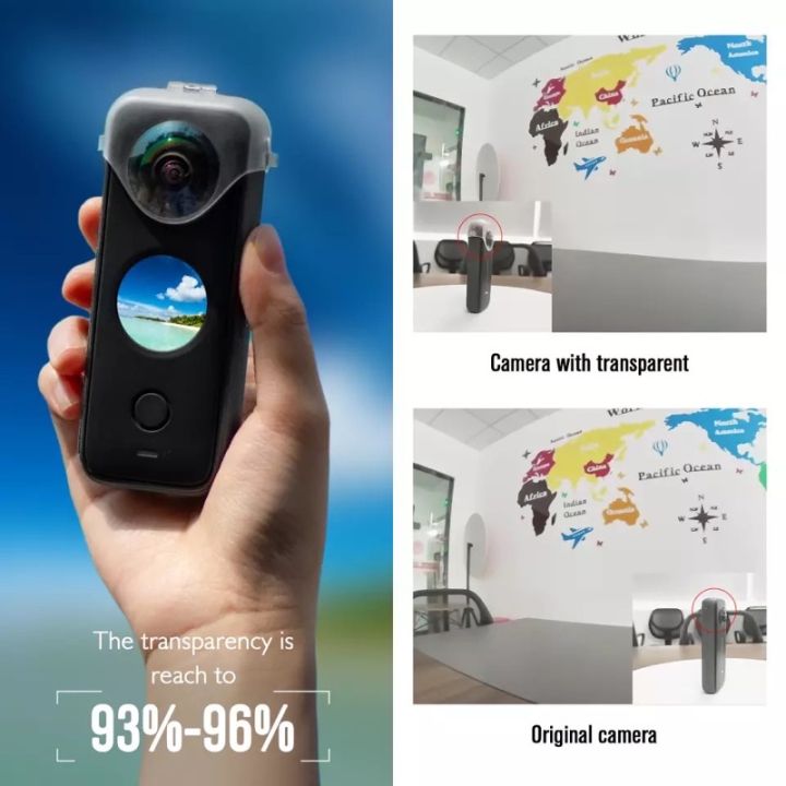 startrc-for-insta360-one-x2-clear-lens-protective-cover-dustproof-cap-hard-case-accessories-ฝาใสครอบเลนส์-ถ่ายภาพได้โดยไม่ต้องเอาฝาครอบออก