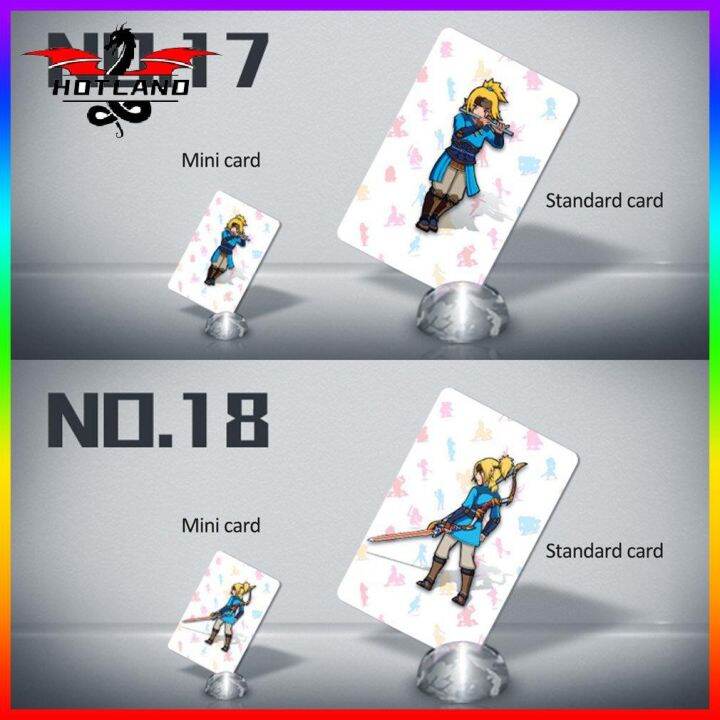 เครื่องเกม-mini-22pc-pvc-card-the-legend-of-zelda-breath-of-the-wild-wolf-link-for-amiibo