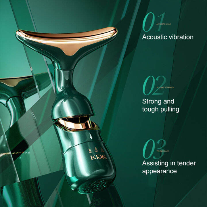 3 in 1 MultiFunctional Electric Massage Beauty Market Tool for Face Eye Leher Pijat Essence