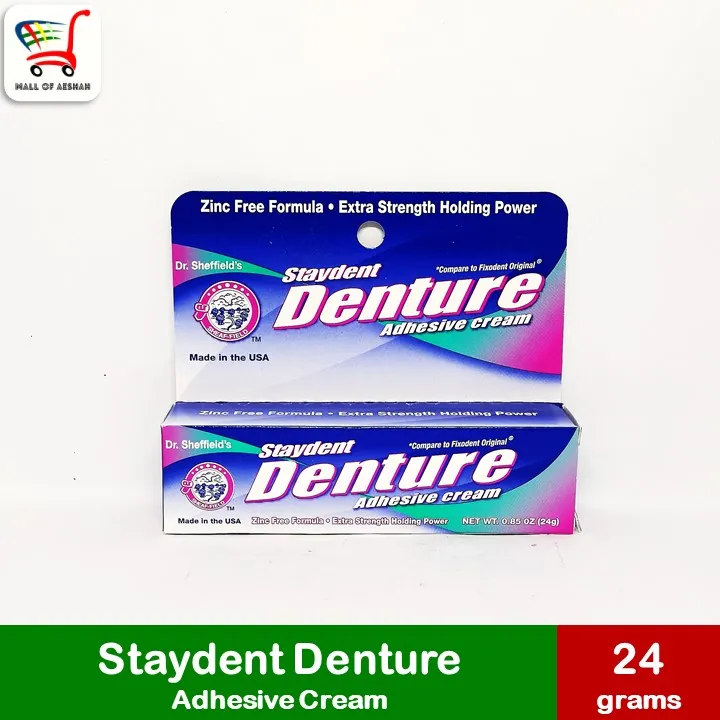 [Imported from USA] Staydent Denture Adhesive Cream Extra Strength