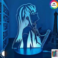 Kimetsu no Yaiba Muichiro Tokito Led Night Light for Bedroom Decor Gift Nightlight Anime 3d Lamp Muichiro Tokito Demon Slayer Night Lights