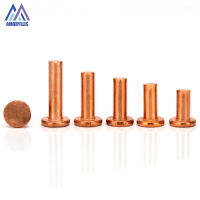 M3 M4 M5 ss Flat Head Rivet Copper Solid Rivets Fasteners Bolt Length 3mm-40mm