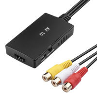 อะแดปเตอร์ที่เข้ากันได้กับ HDMI ปลั๊กแอนด์เพลย์เอวีไปยัง HDMI วิดีโอสำหรับบ้านประสิทธิภาพสูงใช้งานได้นานรูปภาพคมชัดอะแดปเตอร์วิดีโอสำนักงาน