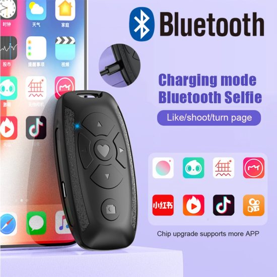 Bluetooth-compatible remote control button rechargeable wireless - ảnh sản phẩm 1