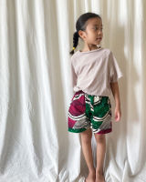 MERMEO |【SP-82】M(90-100)/ L(110-120)/XL(130-140) African batik kids short pants | กางเกงขาสั้นเด็กผ้าแอฟริกันบาติก