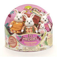 LIL WOODZEEZ RABBIT FAMILY - เซ็ตตุ๊กตาครอบครัวกระต่าย