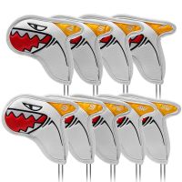 ✿ஐ Japanese and Korean original single Golf Shark iron cover protective cover ball head cap cover golf club head cover cartoon Korean