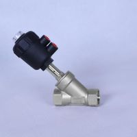 hjk✽۩♞  DN Temperature And Corrosion Resistant Pneumatic Y Type Thread Valve.