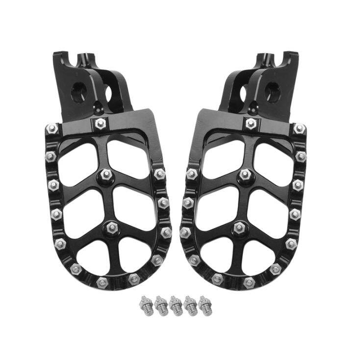 Motorcycle Footrest Footpegs Foot Pegs Pedals Plate Foot Rests For 