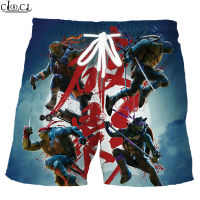 Fashion Movie Teenage Mutant Ninja Turtles Men Shorts 3D Print Hot Selling Beach Shorts