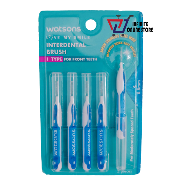 WATSONS I Type Interdental Brushes For Front Teeth (5's) Lazada