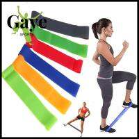 GAYE SPORTS สีสัน การออกกำลังกายพิลาทิส เข็มขัดยืดหยุ่น ยาง สายรัดโยคะ เสริมสร้างกล้ามเนื้อ ฟิตเนสเซอร์เคิล อุปกรณ์กีฬา