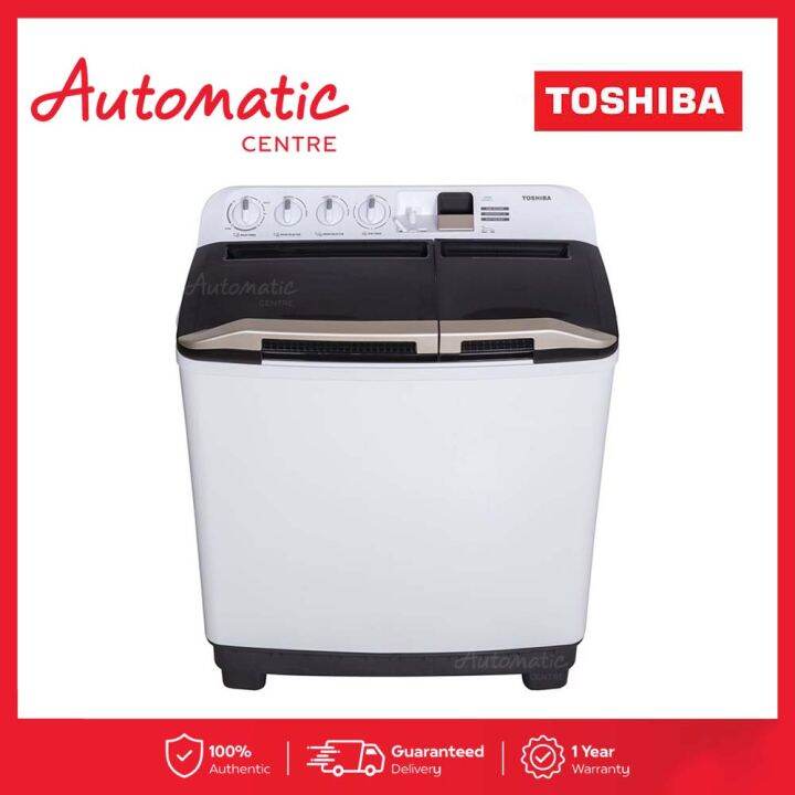 Toshiba VH H80WPH 7kg Twin Tub Washer with Single Wall Body, Rust Free