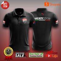 2023 NEW Style [New Arrival] T-shirt Polo Collar Ducati Black  size XS-6XL，Can be customization