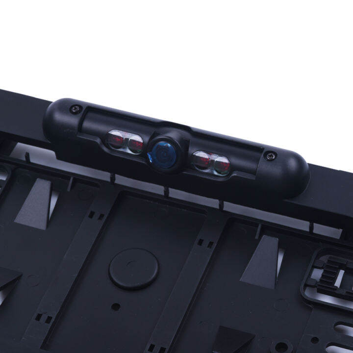 auto-parktronic-eu-กรอบป้ายทะเบียนรถกล้องมองหลัง-hd-night-vision-กล้องมองหลังกล้องด้านหลังย้อนกลับพร้อมไฟ-ir-4ดวง
