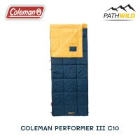 COLEMAN PERFORMER III C10  ถุงนอนทรงสี่เหลี่ยม กว้าง ขยับตัวสบาย ไม่อึดอัด เหมาะสำหรับอุณหภูมิ 10 องศาเซลเซียส