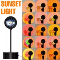 Hits!! โคมไฟตกแต่งห้อง โคมไฟโปรเจคเตอร์ Led sunset เลือกได้ 2แบบ สีRGB +รีโมท /Sun Led ไม่มีรีโมท ไฟเวทมน ไฟคลาสสิค ยอดอิต ไฟโรเซ่