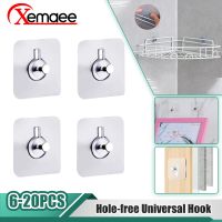 【cw】 16/20PCS Punch Free Non Marking Screw Stickers Wall Hook Nail Mounting Rack Screw Rod Sucker Screw Stickers Picture Hanging Kit