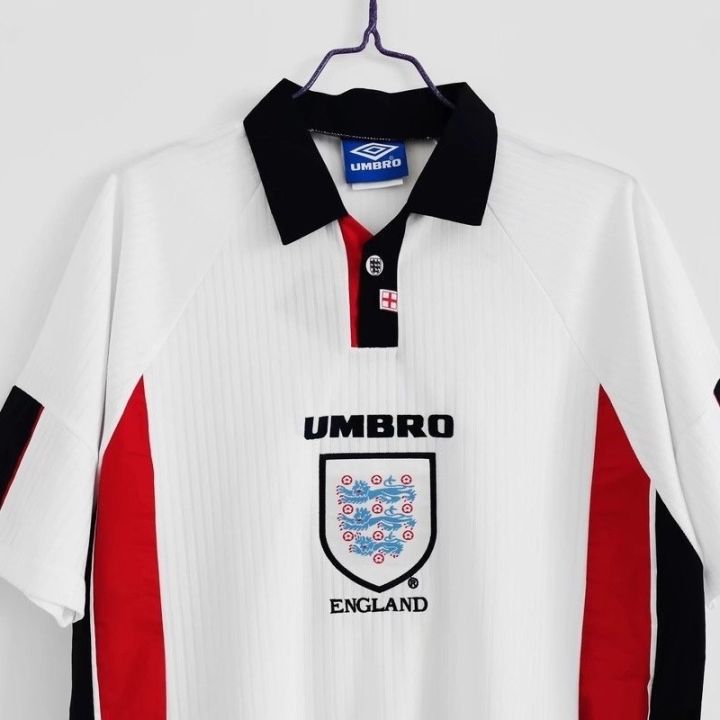 เสื้อกีฬาแขนสั้น-ลายทีมชาติฟุตบอล-england-1998-season-คุณภาพสูง-ไซซ์-s-xxl