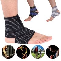 Sports Strain Wraps Ankle Support Pad Protection Ankle Bandage Guard Bandages Elastic Gym Protection Foot Wraps