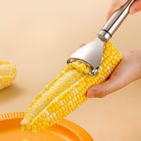 Stainless Steel Corn Peeler Household Corn Thresher Corn Kitchen Cooking Accessories Fresh Corn Peeler Graters  Peelers Slicers