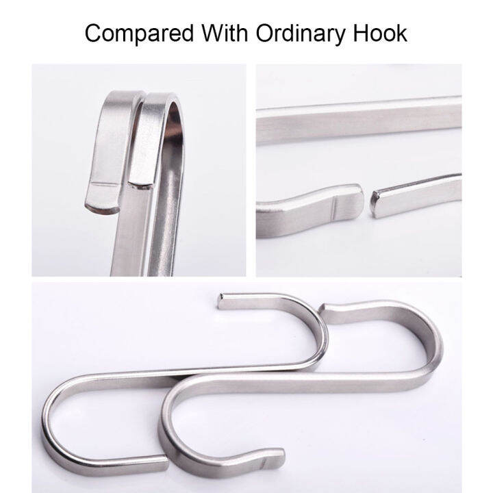 kitchen-hook-belt-space-saving-bathroom-hook-bag-hook-scarf-clothes-hook-tie-s-shaped-hooks-flat-hook-thickened