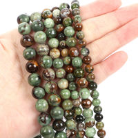 1StrandLot 6810mm Natural Stone Green Opal Round Beads Loose Spacer Bead For Jewelry Making DIY Accessories