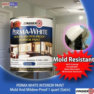 Perma-White 1 qt. Mold and Mildew-proof Satin Interior Paint (6-pack)