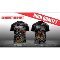 2023 Customized Fashion Sublimation T-SHIRT , Full Print, Thailook Design, Thailand Design, 154,TAKBONG POGI BLACK，Contact the seller for personalized customization