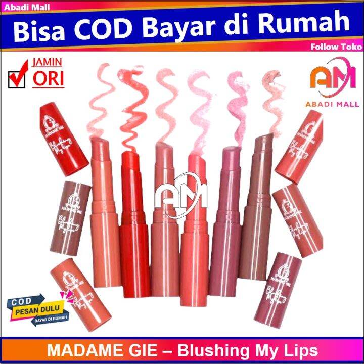 Madame Gie Blushing My Lips / MakeUp Tinted Lip Balm MakeUp Bibir Yang