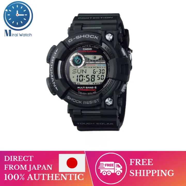 Direct From Japan] CASIO G-SHOCK GWF-1000-1JF นาฬิกาข้อมือ G-SHOCK FROGMAN  MULTIBAND กันน้ำดิจิตอลสีดำกันน้ำแฟชั่นผู้ชายปัจจุบัน Casual  กีฬาปัจจุบันญี่ปุ่น | Lazada.co.th