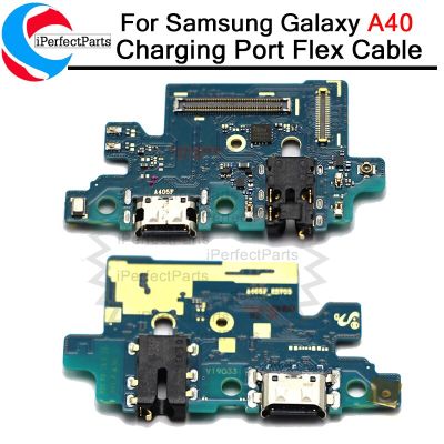 สำหรับ Samsung Galaxy A40 A405 A405f แท่นชาร์จ Usb เชื่อมต่อสายเคเบิลงอได้อะไหล่สำหรับซัมซุง A40ชาร์จพอร์ต