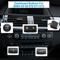 Dashboard Keys Radar Sensor Rear Cover Trunk Switch Start Stop Button Venlitation Ac Buttons  For BMW X5 X6 E70 E71