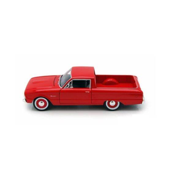 โมเดลรถคลาสสิค-motor-max-no-73200ac-american-classics-1960-ford-ranchero-red-สเกล-1-24-จำลองเหมือนจริง-ผลิตจากโลหะผสม-สินค้าที่น่าเก็บสะสม