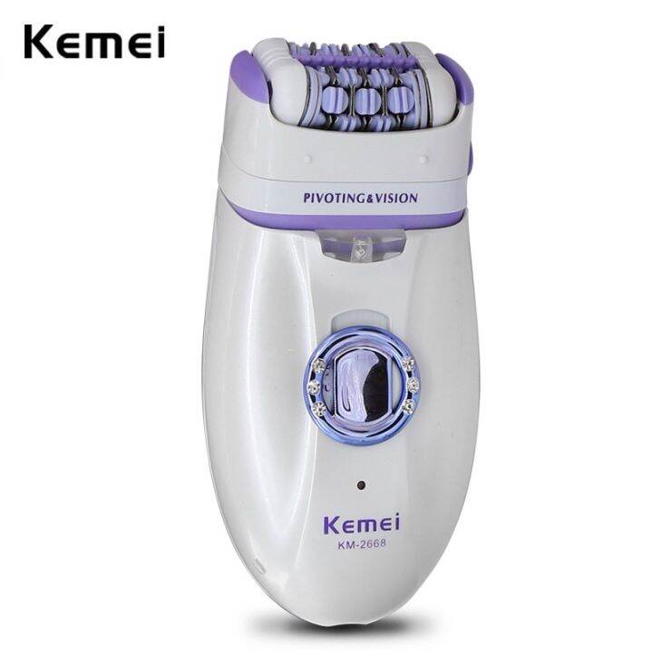 Kemei 2 in 1 Epilator Electric Shaver Defeatherer Depilatory