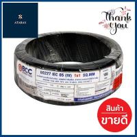 สายไฟ BCC รุ่น 60227 IEC 05 (IV) 1x1.0 SQ.MM. ขนาด 100 ม. สีดำ **ใครยังไม่ลอง ถือว่าพลาดมาก**