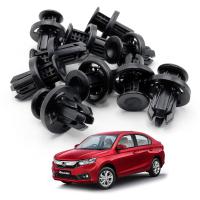 กิ๊บกันชน หน้า แพค 10 ชิ้น ฮอนด้า บริโอ้ อเมซ แอคคอท สีดำ สำหรับ Honda,Acura Brio Brio Amaze Accord ปี 2014-2018