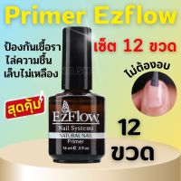 ไพรเมอร์ เซ็ต 12 ขวด ไล่ความชื้น กันเชื้อรา Primer Ezflow ปรับความสมดุลหน้าเล็บ กันเล็บเหลือง ไม่ต้องอบ อุปกรณ์ทำเล็บ