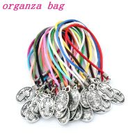 50pcs Zinc Alloy Jesus Christ Alloy Religion Pendants Chinese Knot Wire Bracelet Handmade DIY Jewelry Party Gifts C-14