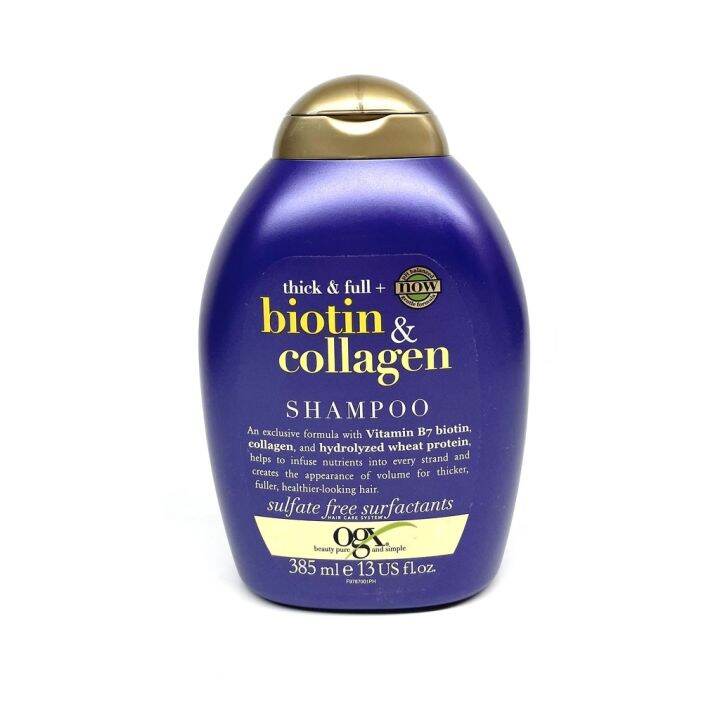 OGX Thick and Full Biotin & Collagen Shampoo Lazada PH