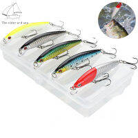 Elder Sea Fishing Lures Set ตกปลาเรืองแสงแบบยาวเหมือนจริง Bionic เหยื่อสำหรับน้ำจืดน้ำเค็ม Bass Trout Mackerel