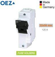 Fuse Holder 1 pole ขนาด 22x58 mm / กระบอกฟิวส์ ไม่มีหลอดไฟ - OEZ (Made in Germany)