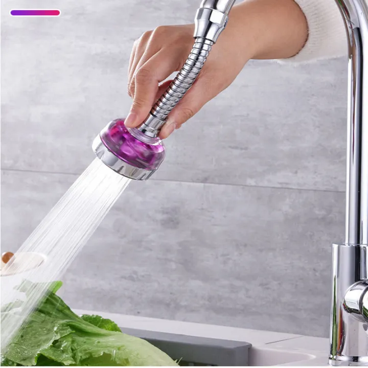 kitchen faucet Turbocharged splash proof head universal rotary extender