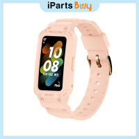 Ipartsbuy สำหรับ Huawei Band 7 / 6 /Honor Band 6สายนาฬิกา TPU แบบบูรณาการ