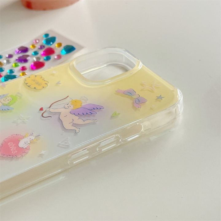 เคสโทรศัพท์มือถือ-แบบนิ่ม-สองด้าน-สําหรับ-14-13-12